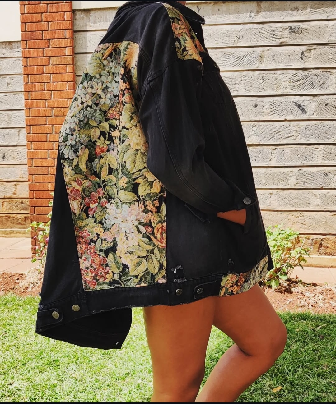 Upcycled Denim Jacket - Image 3