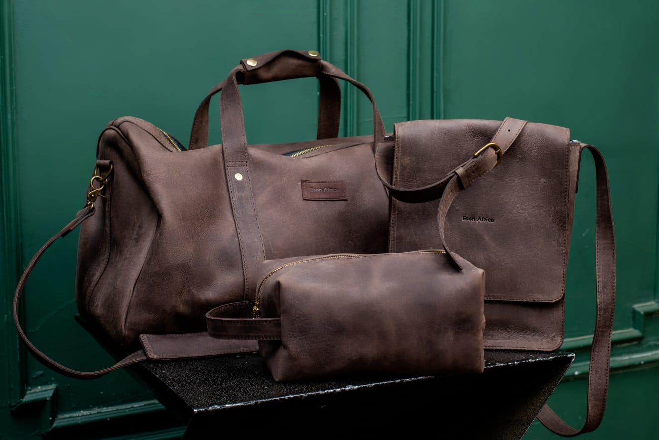 Esen Africa Travel bag in mocha